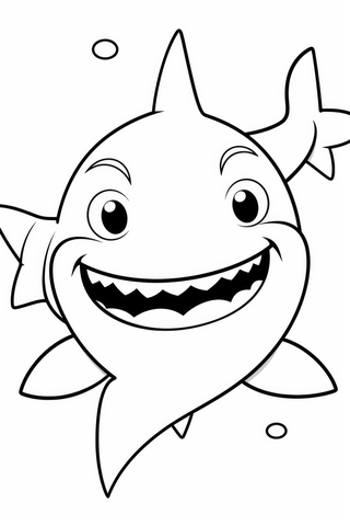 Baby Shark coloring page
